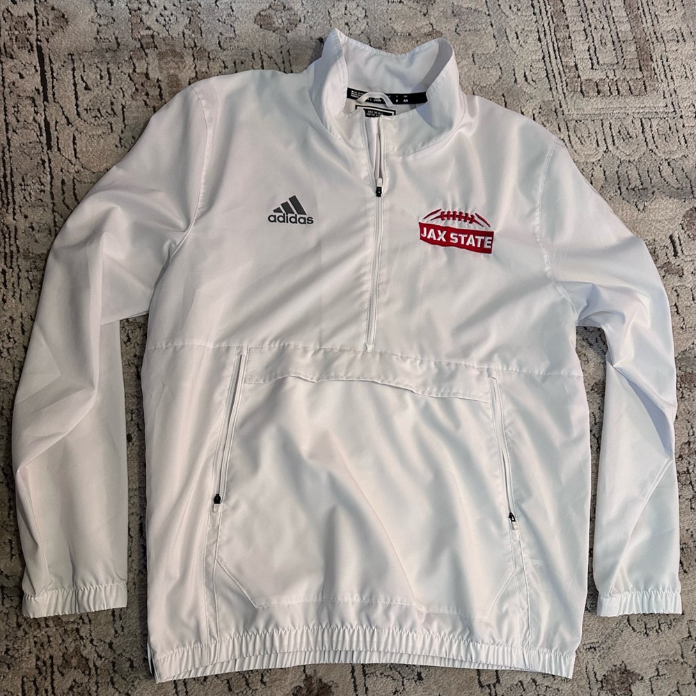 Adidas Jax State White Pullover Jacket